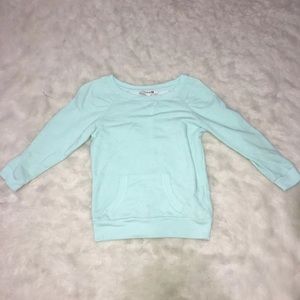 Mint Sweater with Pocket